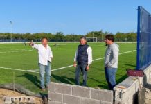 Supervisa Chucho Nader Avance de Canchas en la Ciudad Deportiva