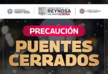 Cierra Tránsito de Reynosa puentes elevados por posible congelamiento