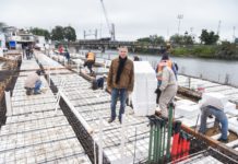 Supervisa Chucho Nader Construcción del Nuevo Mercado La Puntilla