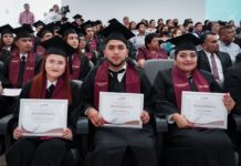 Entrega Universidad de Seguridad y Justicia 65 graduados en criminología