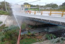 Reparó COMAPA fuga de agua potable en línea primaria
