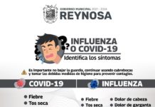 Identifica síntomas de COVID-19 e Influenza para prevenir contagios