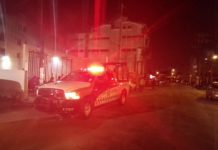 Con Guardia Estatal impiden apartar lugares en la fiscal de Madero