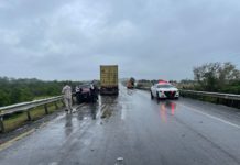 Se registra choque múltiple en carretera federal