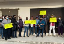 Agremiados del SUETRA exigen asamblea a su líder Elizabeth Juárez Merinos