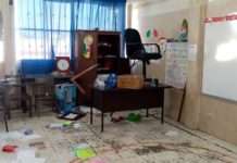 Fiscalía investiga desmanes en escuela de Madero