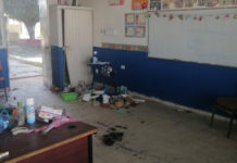 Vandalisan escuela en Electricistas, otra vez