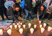 Por Lenny Lavín y las víctimas de la violencia organizan vigilia de luz