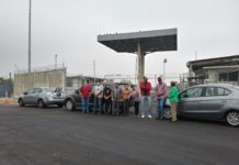 Bloquean vecinos del Golfo entrada al muelle de metales para exigir cese contaminación
