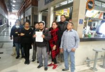 Grupo de locatarios respalda a Hugo Cabrera, no quieren que lo destituyan