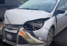 Chocan tres unidades dejando daños y caos vial en carretera Monterrey