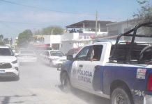 “Correteada” terminó con dos civiles lesionados y cuantiosos daños materiales