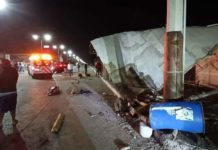 Exceso de velocidad origina accidente en la playa durante la madrugada