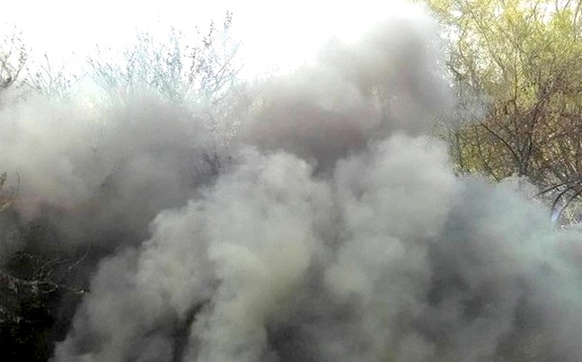 Siguen quemando basura que deja daños y contaminación
