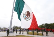 Preside Chucho Nader Conmemoración del 202 Aniversario de la Bandera de México