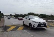 Instalan reductores de velocidad para disminuir accidentes