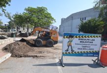 Trabajan en remodelación de la plaza de las Artes, analizan ampliar la banqueta