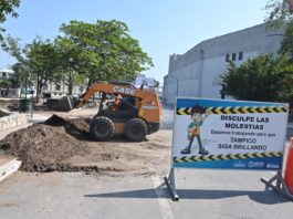 Trabajan en remodelación de la plaza de las Artes, analizan ampliar la banqueta