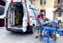 Accidente vial deja una persona lesionada y daños materiales