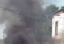 Bomberos sofocan incendio en vivienda en la Lázaro Cárdenas