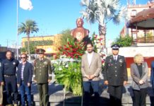 Celebraron el CCXVII aniversario del natalicio de Benito Juárez