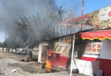 Un lesionado dejó explosión de tanque en un negocio de pollo