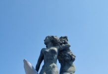 Reparan monumento a la sirena tras accidente registrado