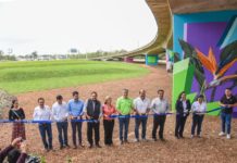 Inaugura Chucho Nader Nuevo Macro Jardín en Acceso del Puente Tampico