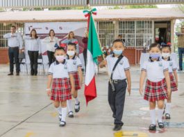 Secretaria de Educación de Tamaulipas recorre escuelas para promover valores cívicos y fortalecimiento comunitario