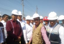 AVA, Zoé Robledo y Pedro Zenteno Santaella supervisan obra de nuevo hospital del ISSSTE en Tampico