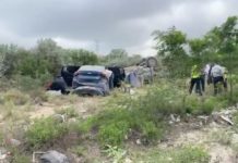 Accidente vial deja daños y lesionados en libramiento a Monterrey