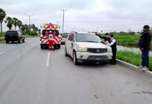 Accidente vial deja daños y un lesionado en boulevard Colosio