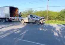 Accidente vial deja una persona lesionada, daños en carretera a la Ribereña