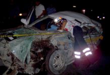 Accidentes automovilísticos a la orden del día