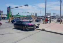 Aparatoso accidente vial deja daños y lesionados sobre el boulevard Morelos