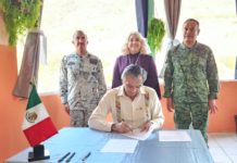 Firma Gobernador convenio con Fuerzas Armadas para fortalecer la seguridad