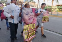Exigen de nueva cuenta castigo para pareja que mató a golpes a niño de tres años