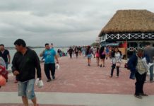 Reportan 70 mil personas en playa durante jueves santo.
