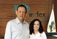 Secretaria del Trabajo Olga Sosa Ruíz, sostiene reunión con Roberto Mattus director de Index Matamoros