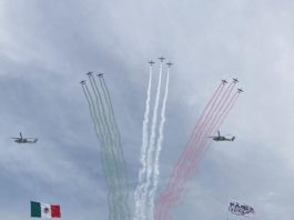 Asiste Ninfa Cantú a inauguración de FAMEX 2023 con gabinete del presidente AMLO