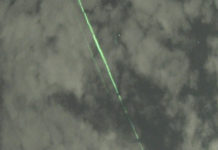 Captan el primer video de los rayos láser de la NASA enviados desde la órbita a la Tierra