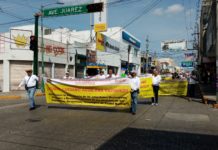 Marchan sindicalizados del ITCM, para pedir destitución del director