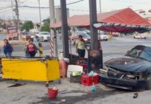 Accidente vial deja cuantiosos daños materiales