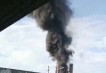 Se registra connato de incendio en planta de la refinería.