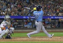 Isaac Paredes pega dos jonrones en triunfo de Rays