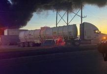 Atiende PC Tamaulipas incendio de pipas, al momento no se reportan lesionados