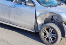 Se impactan unidades en concurrida carretera y deja solo daños