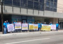 Protestan trabajadores se oponen a la fusión de INAPESCA y CONAPESCA