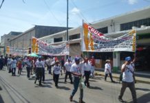 Desfila la CROC en Tampico, exige mejores servicios al IMSS y demás instituciones médicas