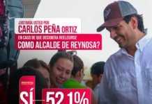 Quieren reynosenses reelección de Carlos Peña Ortiz